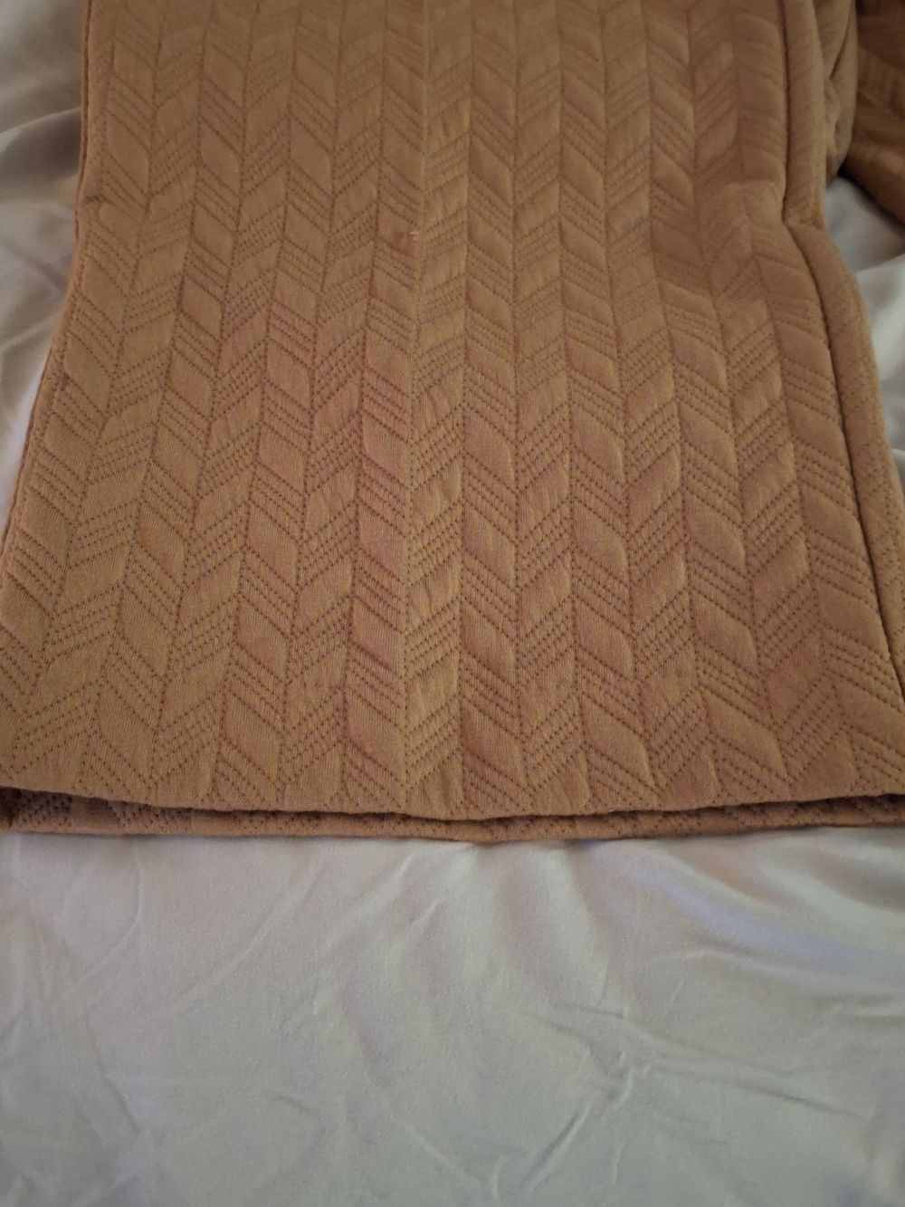 Anne Klein Textured Wide-Leg Pants in Camel - Picture 3 of 10